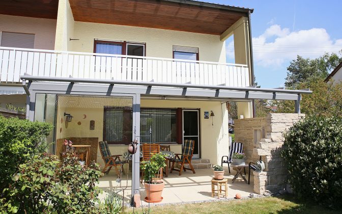 Terrassendächer Dettingen Außenansicht