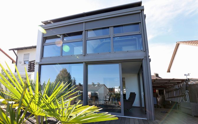 Wohnwintergarten in Affalterbach Außenansicht