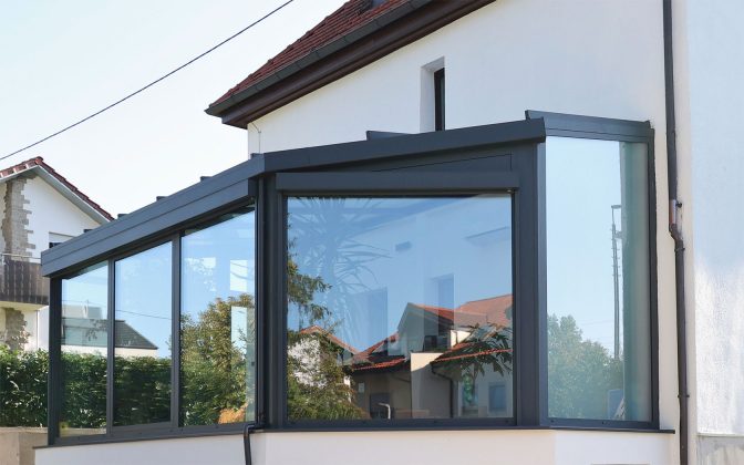 Wohnwintergarten in Winnenden Außenansicht